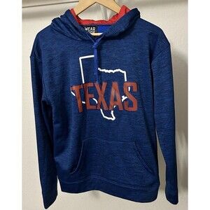 Texas Hoodie Men's Small Wear Code Sweatshirt 100% Polyester Colorful and Soft